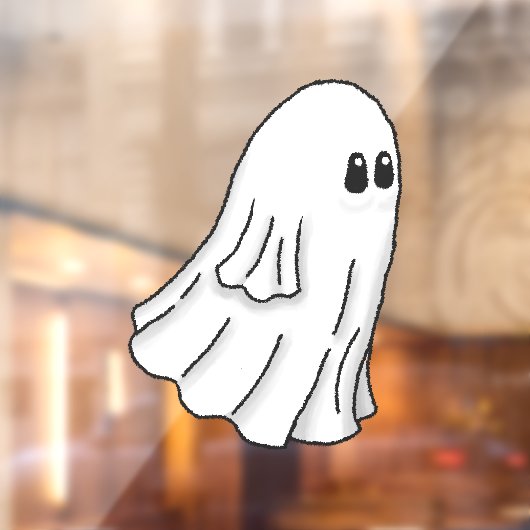 Engelachtige Halloween Geest Raamsticker (Vel 2)