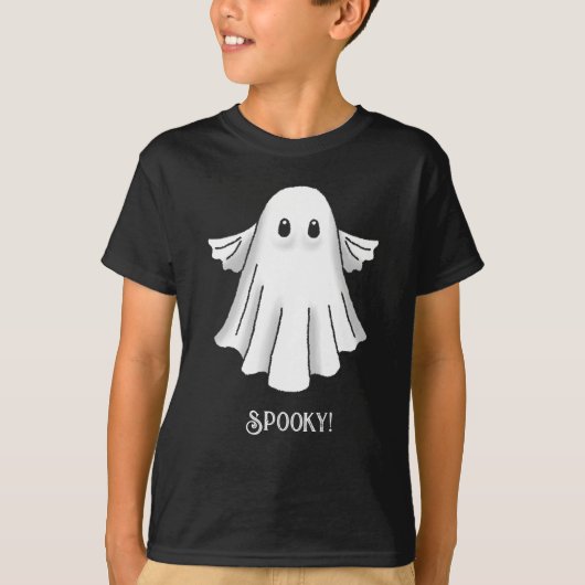 Engelachtige Halloween Geest T-shirt (Voorkant)
