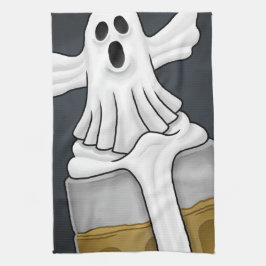 Engelachtige Halloween Geest Theedoek