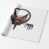 Engelachtige Halloween-groepskerkhof Cadeaupapier (Uitgerold)