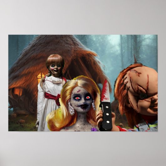 Engelachtige Halloween. Poster (Voorkant)