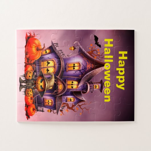 Engelachtige Halloween puzzel (Horizontaal)