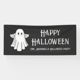 Engelachtige Halloween-spook Spandoek