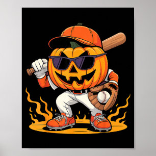 Engelachtige honkbal Halloween kostuums heren jong Poster