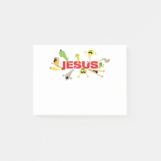 Engelachtige Jezus Post-it® Notes (Voorkant)