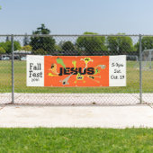 Engelachtige Jezus Spandoek (Insitu)