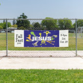 Engelachtige Jezus Spandoek (Insitu)
