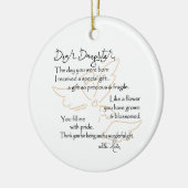 Engelachtige knuffel ornament voor dochter (Links)