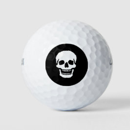Engelachtige lachende schedel golfballen