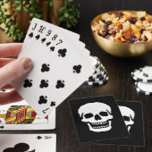 Engelachtige lachende schedel pokerkaarten (Insitu)
