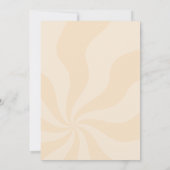 Engelachtige lieve spookachtige roze meisje eerste kaart (Achterkant)