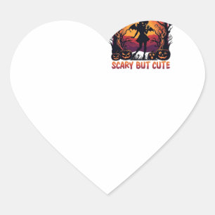 Engelachtige maar schattige Halloween Vleermuis Me Hart Sticker