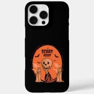 Engelachtige Nacht Halloween Schedel & Vleermuis O iPhone 16 Pro Max Hoesje