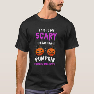 Engelachtige oma pompoen stijl grappige Halloween  T-shirt