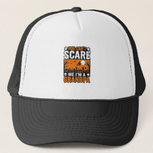 Engelachtige Opa Vintage Halloween Shirt Ontwerp_1 Trucker Pet