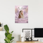 Engelachtige Opstijging Gedenk Welkom Bord Poster (Thuiskantoor)