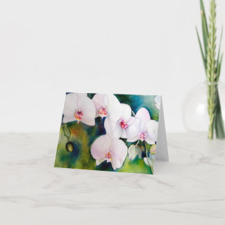 Engelachtige Orchideeën notecard, met envelop Kaart