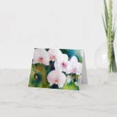 Engelachtige Orchideeën notecard, met envelop Kaart (Voorkant)