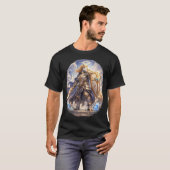 Engelachtige Paarden Krijger T-shirt (Voorkant volledig)
