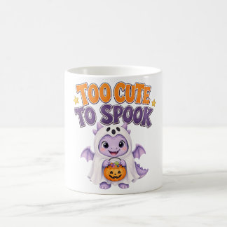 Engelachtige Paarse Baby Draak Halloween Koffie Koffiemok