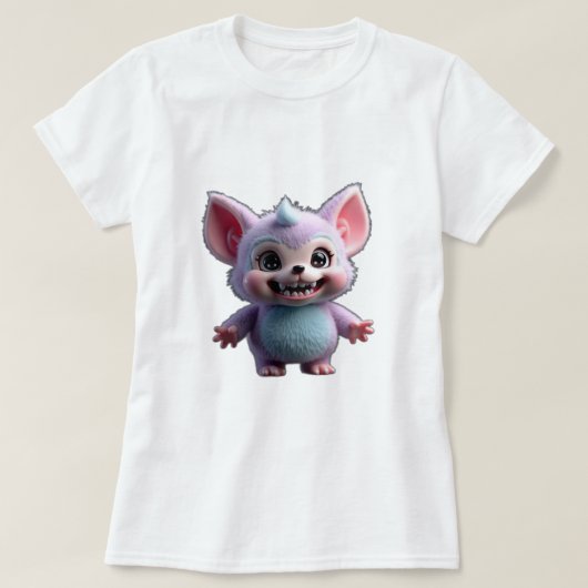 Engelachtige pop t-shirt (Design voorkant)