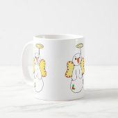 Engelachtige Sneeuwengelen Koffiemok (Voorkant links)