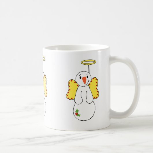 Engelachtige Sneeuwengelen Koffiemok (Rechts)