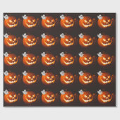 Engelachtige Spook Halloween Cadeaupapier (Vlak)