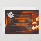 Engelachtige Spook Halloween Kaart (Voorkant)