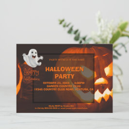 Engelachtige Spook Halloween Kaart