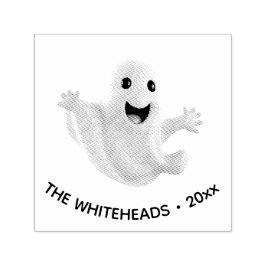 Engelachtige Spook Halloween Zelfinktende Stempel