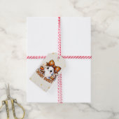 Engelachtige Verschrikkelijke Geest Cadeaulabel (Met Touw)