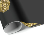 Engelachtige zwarte slang 'Trick or treat' Cadeaupapier (Rol Hoek)