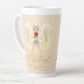 EngelachtigGeloof GoudenHart Latte Mok (Linkerhoek)