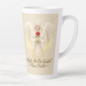 EngelachtigGeloof GoudenHart Latte Mok (Rechts)