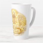 EngelachtigGeloof GoudenHart Latte Mok (Rechterhoek)