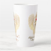 EngelachtigGeloof ZilverHart Latte Mok (Voorkant)