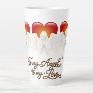 EngelachtigGeloof ZilverHart Latte Mok