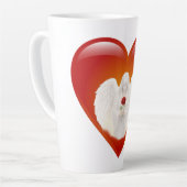 EngelachtigGeloof ZilverHart Latte Mok (Linkerhoek)