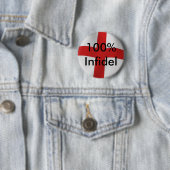 Engeland 100% Infidel Ronde Button 5,7 Cm (In situ)