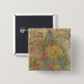 Engeland 11 vierkante button 5,1 cm (Voorkant /achterkant)