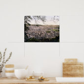 Engeland 1895 Panorama, Bath City Poster (Keuken)