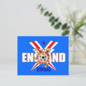 Engeland 1966 football fans briefkaarten en gesche (Staand voorkant)