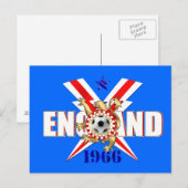 Engeland 1966 football fans briefkaarten en gesche (Voorkant / Achterkant)
