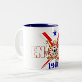 Engeland 1966 football ventilatoren mokken (Voorkant links)