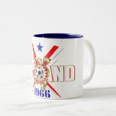 Engeland 1966 football ventilatoren mokken (Voorkant rechts)