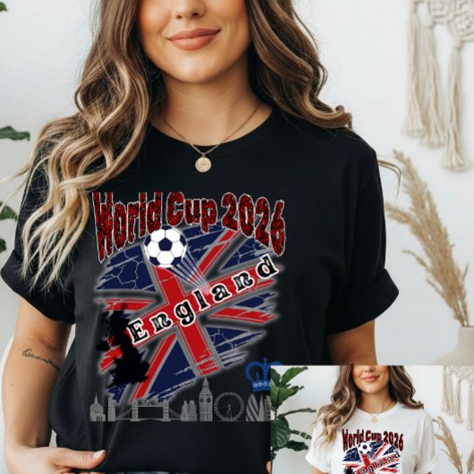 Engeland 2026 WK-souvenir  Tri-Blend Shirt