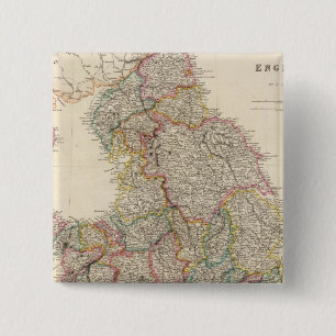Engeland 3 vierkante button 5,1 cm