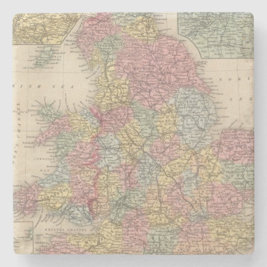 Engeland 9 stenen onderzetter (Voorkant)