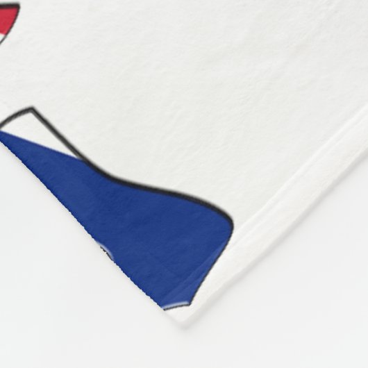 Engeland bedekte de Union Jack Flag Fleece Deken (Hoek)